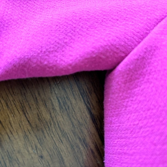 Kensie 3/4 sleeve full zip vibrant pink jacket with pockets size small - Picture 12 of 16